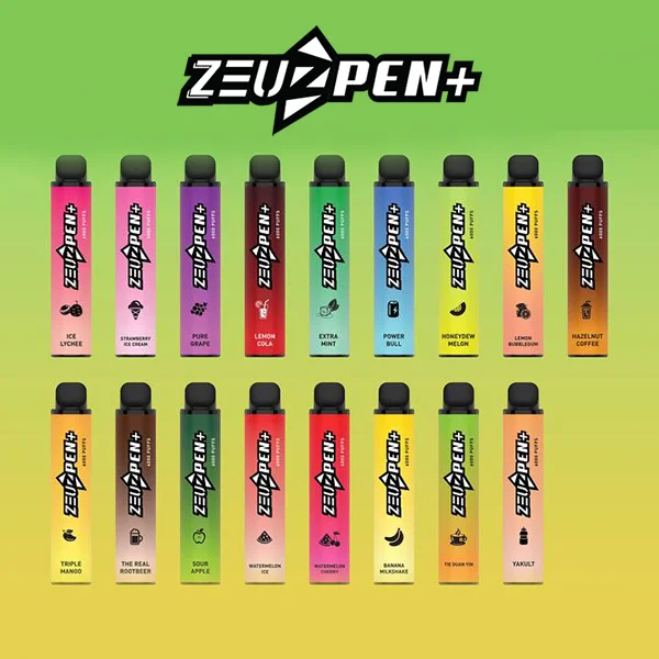 2 Zeuz Pen Plus 6000 Disposable Pod Device with Mesh Coil - Best Singapore Vape Flavors