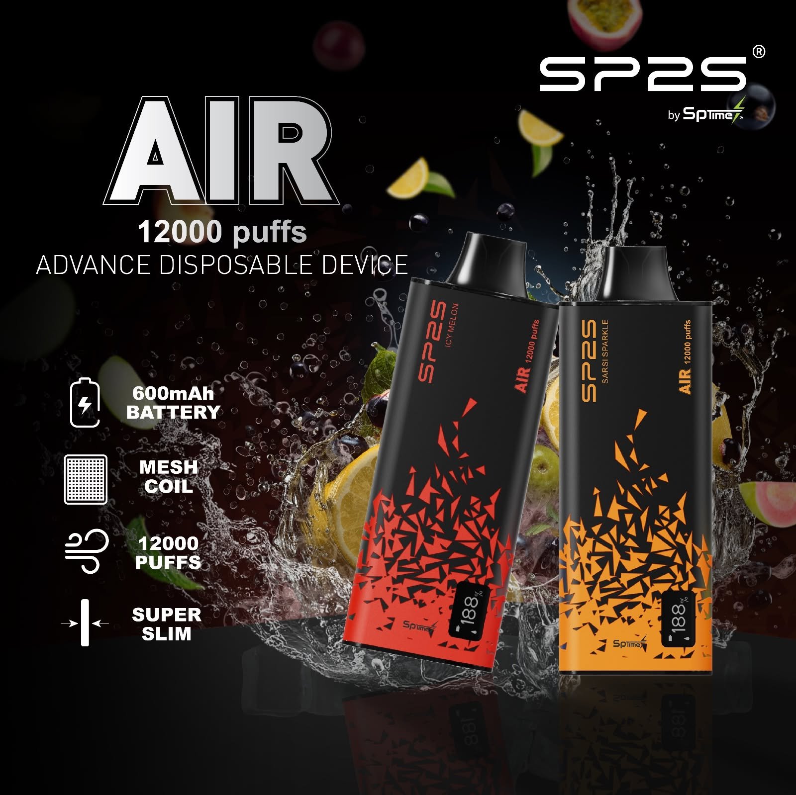 490806449_1216869463772715_3080177256715637834_n SP2 Air 12000 Puffs Disposable Vape Device - Authentic SP2S Pod with Fast Singapore Delivery