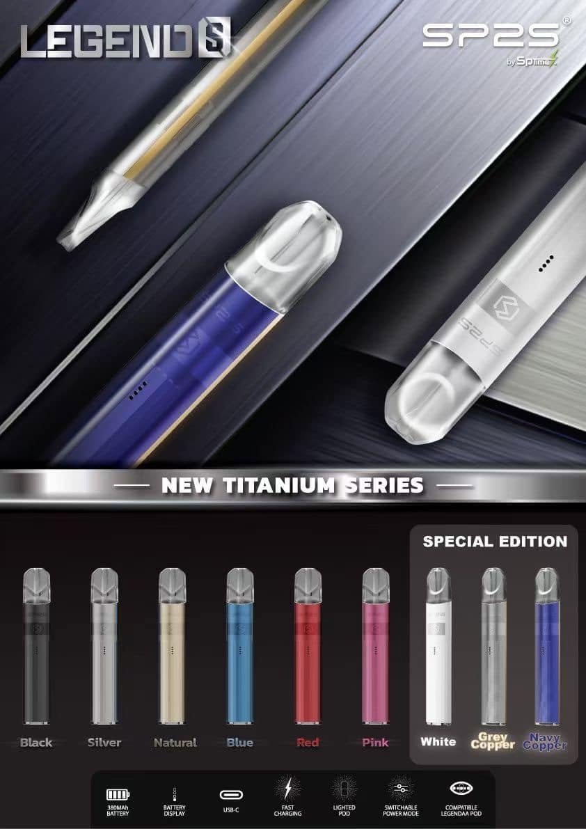 494176036_1247119460754031_2774217708730620794_n SP2 Legend S Device Titanium Edition compatible with 1st Gen pods fast delivery Singapore