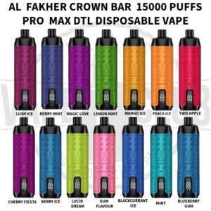 AF Crown Bar 15K Hypermax 15000 Puffs Disposable Vape Singapore