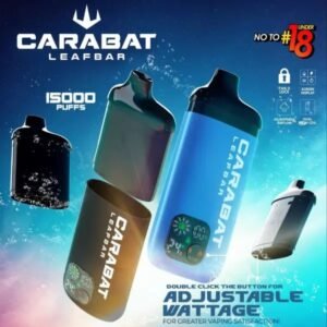 Authentic Carabat Leafbar 15k Puffs Adjustable Wattage Vape Pod System in Singapore