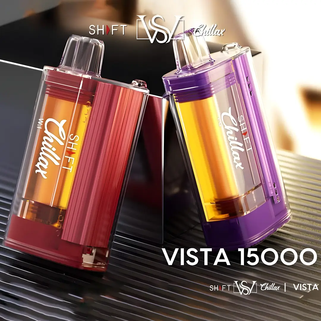 Chillax-Vista-15000-Puffs-Disposable Chillax 15000 Puffs Rechargeable Disposable Pod with Smart Screen Display - Singapore Ready Stock