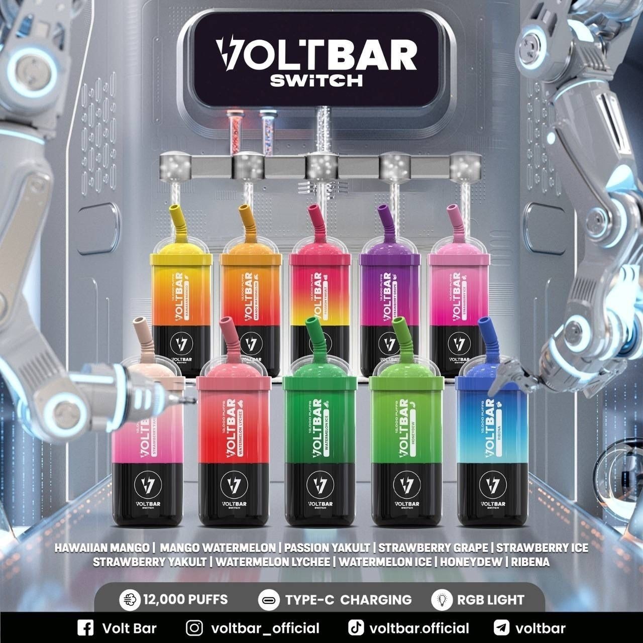 Voltbar-12k Voltbar Switch 12000 Disposable (Cartridge Pod) - Image 3