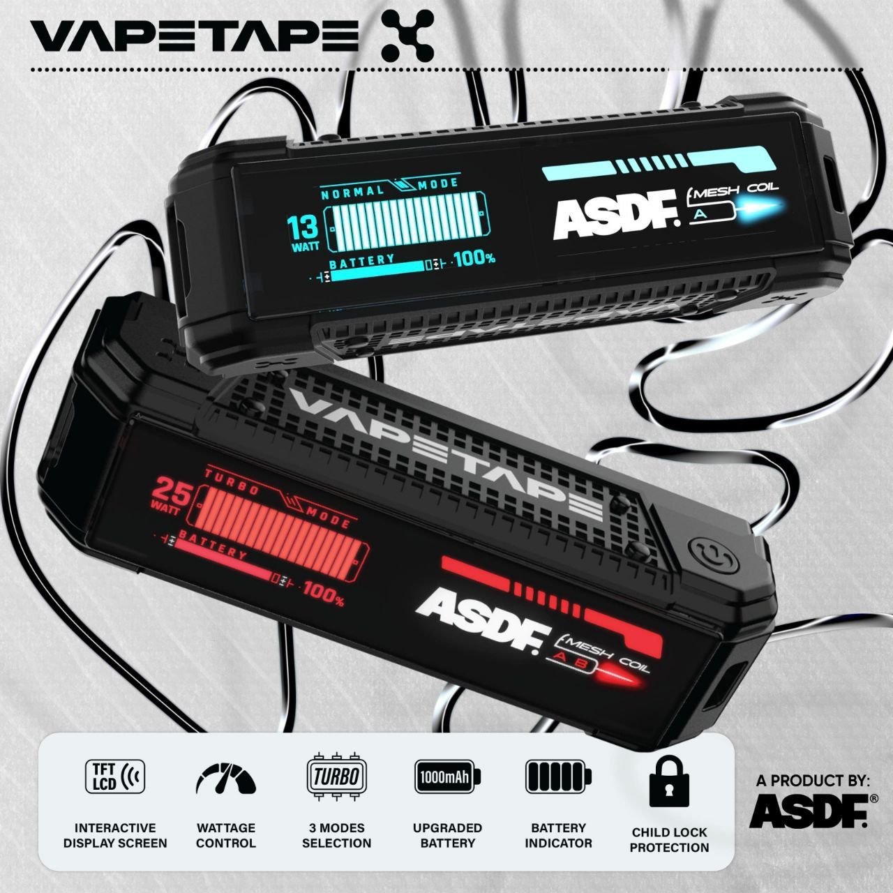 bateri Offgrid Vapetape Unplug Battery 12000 Device Singapore Vape Doorstep Delivery
