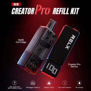Home RELX Creator 22000 Puffs Disposable Vape Device with Smart Pixel Screen Singapore Ready Stock