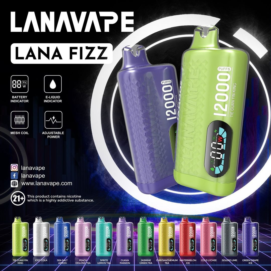 ed50f1da6462baee57f1fd513b27188e Lana Fizz 12000 Puffs Double Mango Ice Flavour Disposable Vape Pod SG