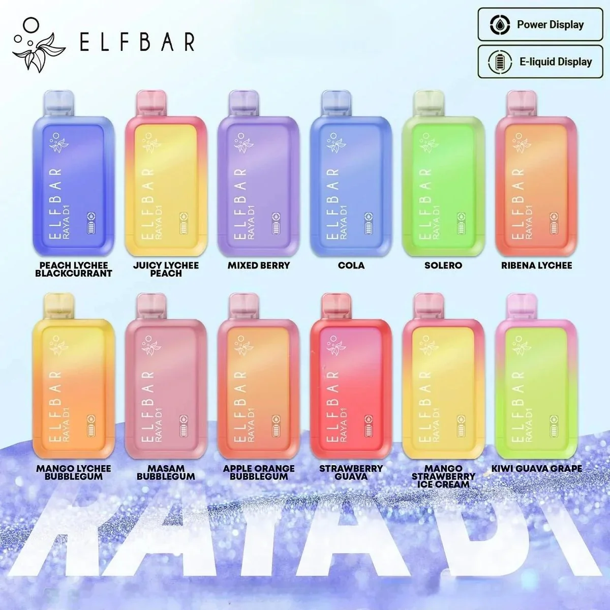 elfbarrayad113k Elfbar Raya D1 13000 Disposable - Image 2