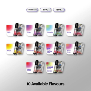 Home Authentic VAPETAPE Freebase E-Liquid 15ml 6mg - Singapore Vape Delivery