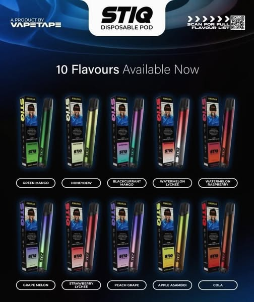 stiq-1 Vapetape STIQ 3000 Puffs - Image 3
