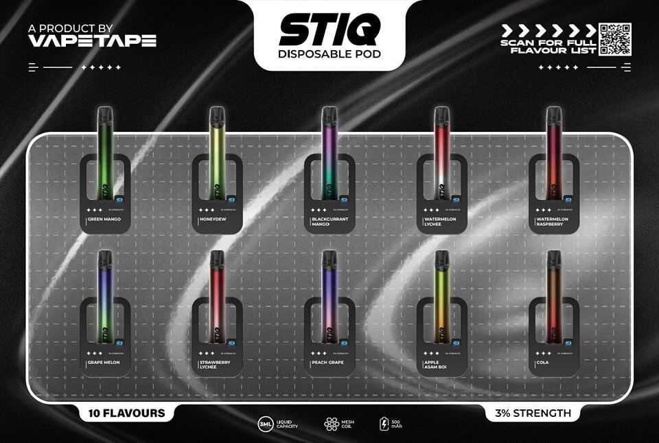 stiq Vapetape STIQ 3000 Puffs - Image 2