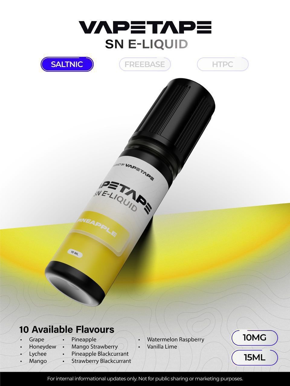 vapetape-salt VAPETAPE Saltnic E-Liquid 15ML (10mg) bottle by ASDF. Authentic SG Ready Stock available for fast same-day Singapore doorstep delivery.